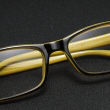 1 Pair Unisex Retro Rectangular Lightweight Reading Glasses, Comfortable Anti-Slip Design & Ergonomic Lightweight Construction, Suitable For Reading, Driving, Fishing And Daily Wear - Multicolor - View 2
