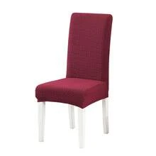 1/2/4/6pcs Diagonal Stripe Chair Cover, Decorative Dust-Proof Elastic Full Coverage Chair Slipcover, Removable And Washable - Multi-color - View 26