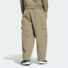Adidas Men's Sports Casual Straight Leg Pants Suitable For Sports, Daily Wear, Outdoor Activities, Jogging - Army Green - View 2