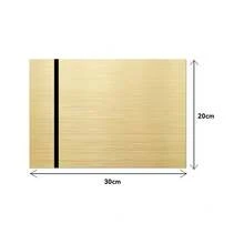 4pcs 12''x8'' Customized Personalized Signs For Home Office (Brushed Gold Panel Carved Black) - Black - View 10
