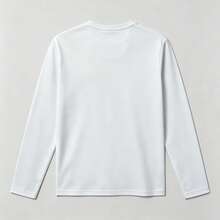 Men's Long Sleeve Sports Top For Fitness And Strength Training - White - View 3