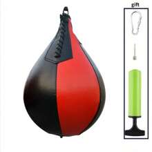 PU Leather Pear-Shaped Speed Ball Boxing Reflex Trainer, For Training Punching Accuracy And Hand Speed - Multicolor - View 12