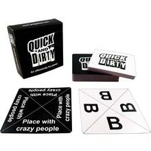 Quick And Dirty Adult Party Card Game, Hilarious Fun Interactive Game Deck, Wonderful Gift For Christmas, Game Party, Entertaining Social Game For Adult Friends Gathering & Holiday Night Activities - Multicolor - View 3