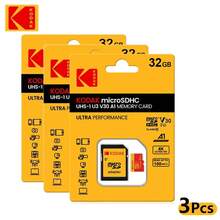 Kodak 32GB/64GB/128GB/256GB Micro SDXC Memory Card, Class 10 U3 C10 TF Card, 100MB/S A1 SDHC UHS-I V30, For Camera, Computer, Car - View 10