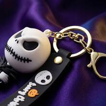 Disney 1 buah Gantungan Kunci Seri Mimpi Buruk Natal, Bahan PVC, Figur Tengkorak Jack yang Dipersonalisasi, Cocok untuk Dekorasi Liontin Ransel, Hadiah Pesta yang Sempurna, Hadiah Liburan untuk Penggemar - Beraneka warna - View 4
