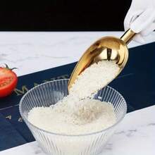 1pc Metal Ice Scoop, Suitable For Ice Maker, Kitchen Freezer, Wedding Party, Pet Food, Candy Spoon, Beach Shovel (Gold) - Multicolor - View 7