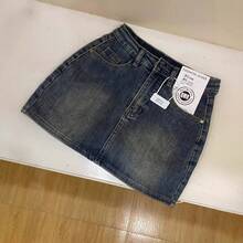 Women Denim Skirts - Blue - View 6