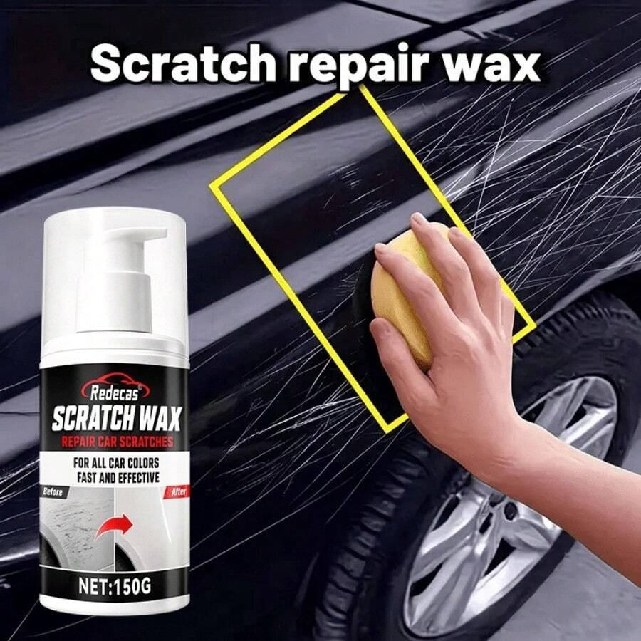 Magic Nano Repair Paste - Quickly And Safely Remove All Vehicle Scratches, Suitable For Cars, Trucks, Motorcycles And RVs | Scratch Repair Paste | Magic Nano Cloth | Durable Repair Cloth - 150g+Polishing Sponge+Towel - View 1