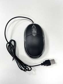USB Wired Optical Corded Mouse, Compact Lightweight Transparent Shell Mice For Desktop Laptop Home Office - View 6