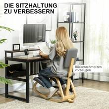 Ergonomic Kneeling Chair, Kneeling Stool, Health Chair For Home, Office And Meditation, Gray, For On-Site Use. - 1 - View 8