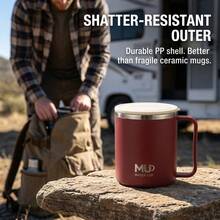 304 Stainless Steel Drinking Cup Portable Coffee Mug Double Layer Cup For Cold And Hot Drinks Sealed Reusable Tumbler - Multicolor - View 9