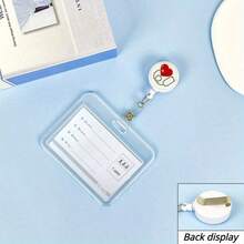 1 Set Doctor/Nurse Transparent Badge Card Holder, Retractable Badge Reel, Medical Element ID Card Clip - Multicolor - View 11