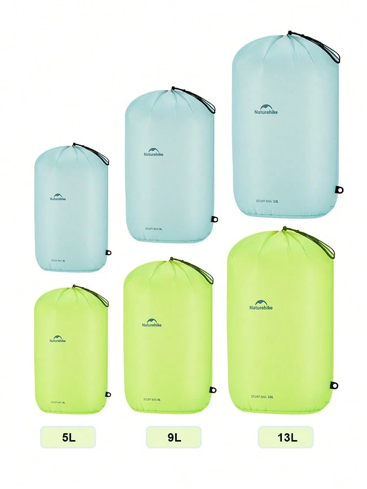 Naturehike 5L/9L/13L Drawstring Storage Bag, Waterproof And Moisture-Proof, Portable For Camping And Hiking - Multicolor - View 1