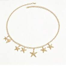 1pc Multifunctional Starfish Pearl Bag Charm, Exquisite Ocean Style Bag Decoration, Essential Accessory For Women's Vacation And Travel - Multicolor - View 5