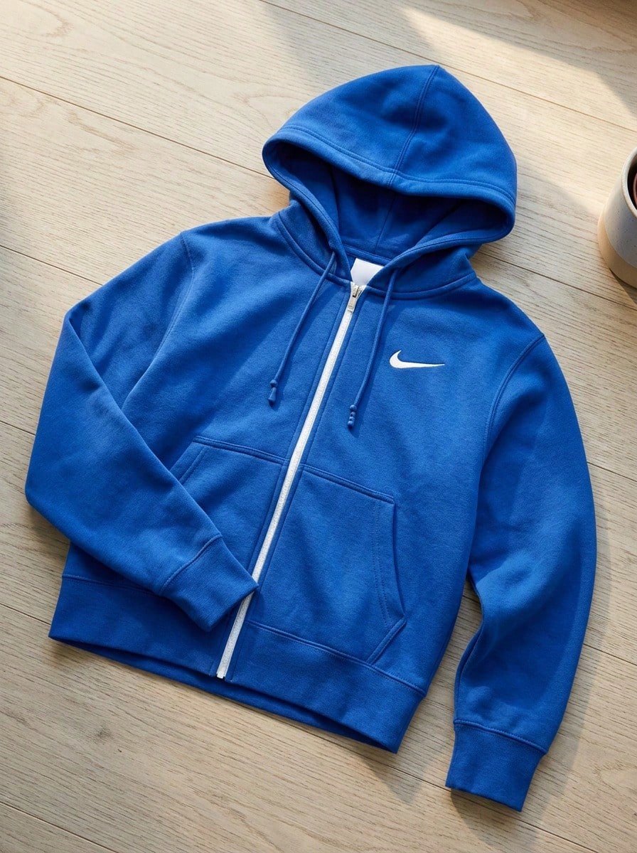 Nike بلوزة رياضية للنساء باللون الأزرق - الأزرق - مشاهدة 1