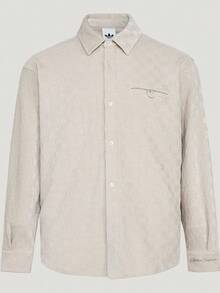 Adidas Originals 男士 RFD SHIRT 針織長袖襯衫 KU5614 - 摩卡棕 - 查看 1