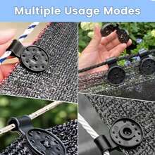 60pcs Sunshade Cloth Clips - Durable Greenhouse And Insect Netting Fastening Clips, Suitable For Gardening, Agriculture And Camping Tents - Fixing Buckle - View 4