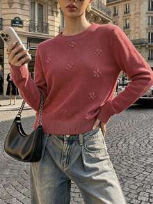 Women Sweaters - Pink - View 2