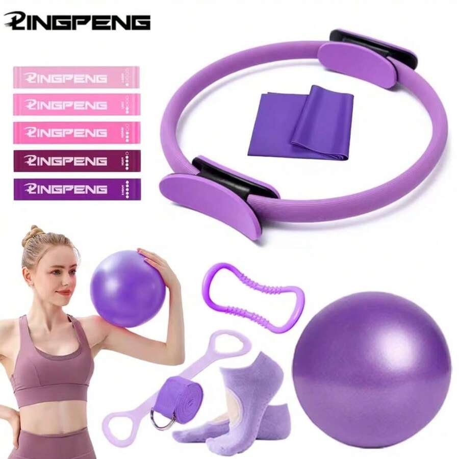 Multifunctional Pilates Training Set, Suitable For Yoga Daily Exercise - A - View 1