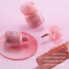 CZEL Kuzhi Soft Matte Cotton-Feel Lip & Cheek Cream Matte Lipstick Tahan Lama Melembapkan Mencerahkan Tidak Pudar - Bangku Beludru B04 - View 5