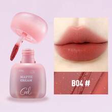 CZEL Kuzhi Soft Matte Cotton-Feel Lip & Cheek Cream Matte Lipstick Tahan Lama Melembapkan Mencerahkan Tidak Pudar - Bangku Beludru B04 - View 10