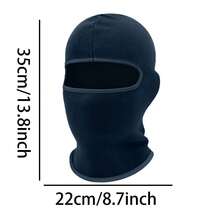 1pc Balaclava Ski Mask, Winter Warm Fleece, Cold Weather For Men Women Soft Warm Fleece, Breathable Mesh, Movable Face Cover, For Skiing Snowboard Motorcycle Cycling Outdoor Work - Multicolor - View 7