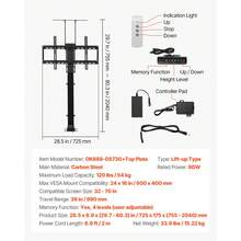 TV Mounts, Stands & Turntables - Black - View 11