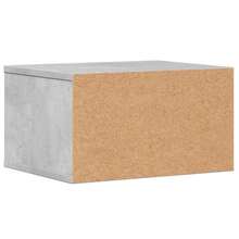 Banco de jardim vidaXL 50x44x45 cm em madeira maciça de abeto Douglas - Cinza - Ver 8