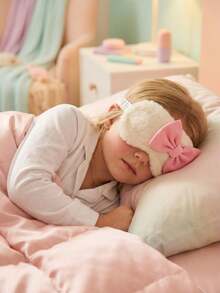 1 miếng mặt nạ ngủ lông xù nơ lớn cho trẻ 5-10 tuổi, mặt nạ bảo vệ mắt, che mắt chắn sáng khi ngủ trưa, mặt nạ ngủ đi máy bay, mặt nạ ngủ đa năng - Nhiều màu - Xem 9