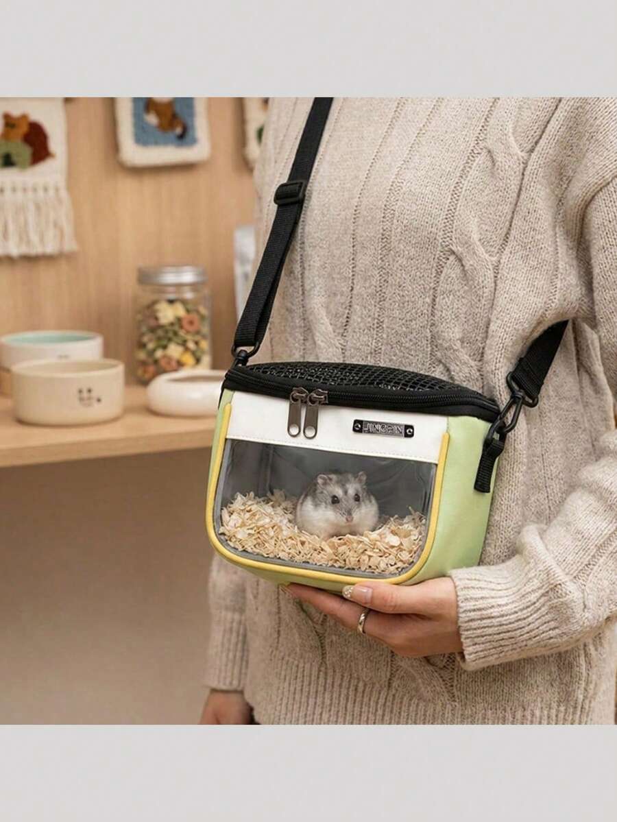 Portable Pet Carrier Bag, Suitable For Parrots, Bearded Dragons, Hamsters And Small Reptiles - For Travel, Outdoor Training And Other Scenarios