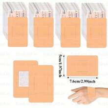 10/15/25/35/45/55pcs PE Large Bandage Body Patch, Soft And Elastic, 7.6 * 5cm Large Size, Fits All Parts Of The Body, Used For Care And Protection After Outdoor Sports Collisions At Home And School - View 2