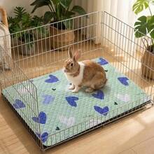 1pc Reusable Pet Cage Mat Set, Durable Washable Nylon Mat, 27.6 X 19.7 Inches, Large Size, Suitable For Hamsters, Rabbits, Cats, Dogs And Reptiles, Fun Pattern Design, Halloween, Christmas, Cat Supplies, Dog Supplies, Dog Accessories, Cat Accessories, Puppy Supplies - Multicolor - View 4