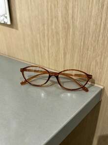 1/2 Pair Vintage Women's Round Frame Transparent Lens Glasses, Y2K Style Computer Glasses, Small Round Frame, Suitable For Daily Outdoor Wear - Transparent - View 12