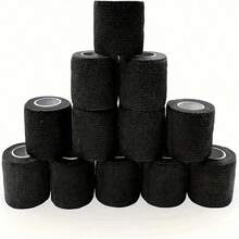 1 Set 5 Rolls Sports Elastic Bandage, Self-Adhesive Bandage, For Finger, Ankle, Wrist, Waist, Knee And Elbow Support, Suitable For Football, Basketball, Running, Fitness, Badminton, Tennis - Multicolor - View 3