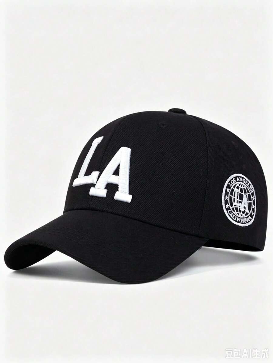 1 Unisex Letter Embroidery Baseball Cap Outdoor Adjustable Sun Protection Casual Hat Suitable For Spring And Autumn Travel Beach Vacation