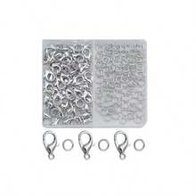 15/150pcs Lobster Clasp, Jump Ring Jewelry Making Kit, Used For DIY Bracelet, Necklace, Earring Making, Jewelry Repair Connector End Accessories - DIY Accessories - View 12