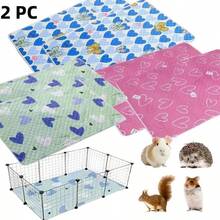 1pc Reusable Pet Cage Mat Set, Durable Washable Nylon Mat, 27.6 X 19.7 Inches, Large Size, Suitable For Hamsters, Rabbits, Cats, Dogs And Reptiles, Fun Pattern Design, Halloween, Christmas, Cat Supplies, Dog Supplies, Dog Accessories, Cat Accessories, Puppy Supplies - Multicolor - View 3