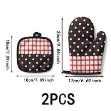 Heat-Resistant Gloves And Pads Set, Suitable For Baking, Cooking, Grilling, Perfect For Holiday Gifts - View 8