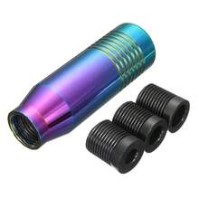 1pc Universal Aluminum Alloy Gear Shift Knob 8.5CM/3.35in Rainbow Metal Gear Shift Knob Modification Replacement Gear Shift Lever Head Car Metal Gear Shift Knob Modification - A - View 11