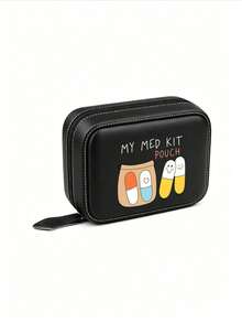 Pill Storage Box Set, MY MEDICINE BAG And Pill Print, Daily 2 Times 7 Days Large Capacity Pill Storage Box, 14 Colorful Compartments, Reusable Travel Medicine Storage Bag, Suitable For Supplements And Small Daily Items, Suitable For Health-Conscious And Travel Users, Essential Medical Accessory, Dormitory Necessity, Back To School Essential, Teacher's Day Gift, Back To School Gift - Multicolor - View 14