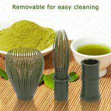 1pc Matcha Whisk, Reusable Bamboo Matcha Tea Whisk, Portable Tea Stirrer, Designed For Making Matcha, Traditional Matcha Brewing Handheld Tea Brush, Home Kitchen Tea Utensil, Home Tea Accessory, National Day, Kitchen, Gift, Kitchen Utensils, Kitchen Decor, Ramadan, Saudi National Day - Multicolor - View 11