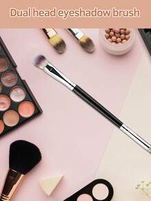 5pcs/2pcs/1pc Eyeshadow Brush Eye Makeup Brush Professional Blending Eyeshadow Makeup Brushes For Concealer Eyebrows Eyeliner Soft Hairs Makeup Tool - Black - View 3
