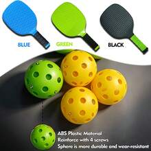 Raket Pickleball Olahraga Luar Ruangan, Dilengkapi dengan 2 Raket dan 2 Bola, Usia 14+ Tahun, Cocok untuk Latihan Pemula/Olahraga/Pertandingan Ganda, Hadiah Halloween/Hari Valentine/Paskah/Natal/Ulang Tahun/Tahun Baru/Thanksgiving dan Hari Raya Lainnya - MultiWarna - View 9