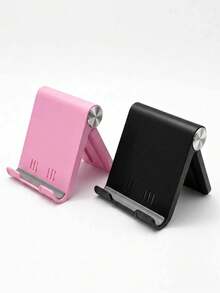 3/1pc Foldable Portable Desktop Phone Stand, Premium ABS, Adjustable Angle, Compact Lightweight Pocket Size, Suitable For All Smartphones And Tablets, Stable Anti-Slip, Space Saving - Upgraded Version - View 4