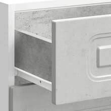Mesa de jardim vidaXL, 159,5 x 82,5 x 76 cm, em madeira maciça de abeto Douglas. - Cinza - Ver 9