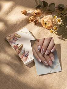 100/200/500pcs Customized Business Cards, Upload Design/Image Customized Business Cards, Customized Logo & Text Business Cards Designed For Entrepreneurs, Boutiques And Service Industries, Customized Visitor Cards, Suitable For Small Businesses, Salons, Nail Artists, Makeup Artists - Multicolor - View 4