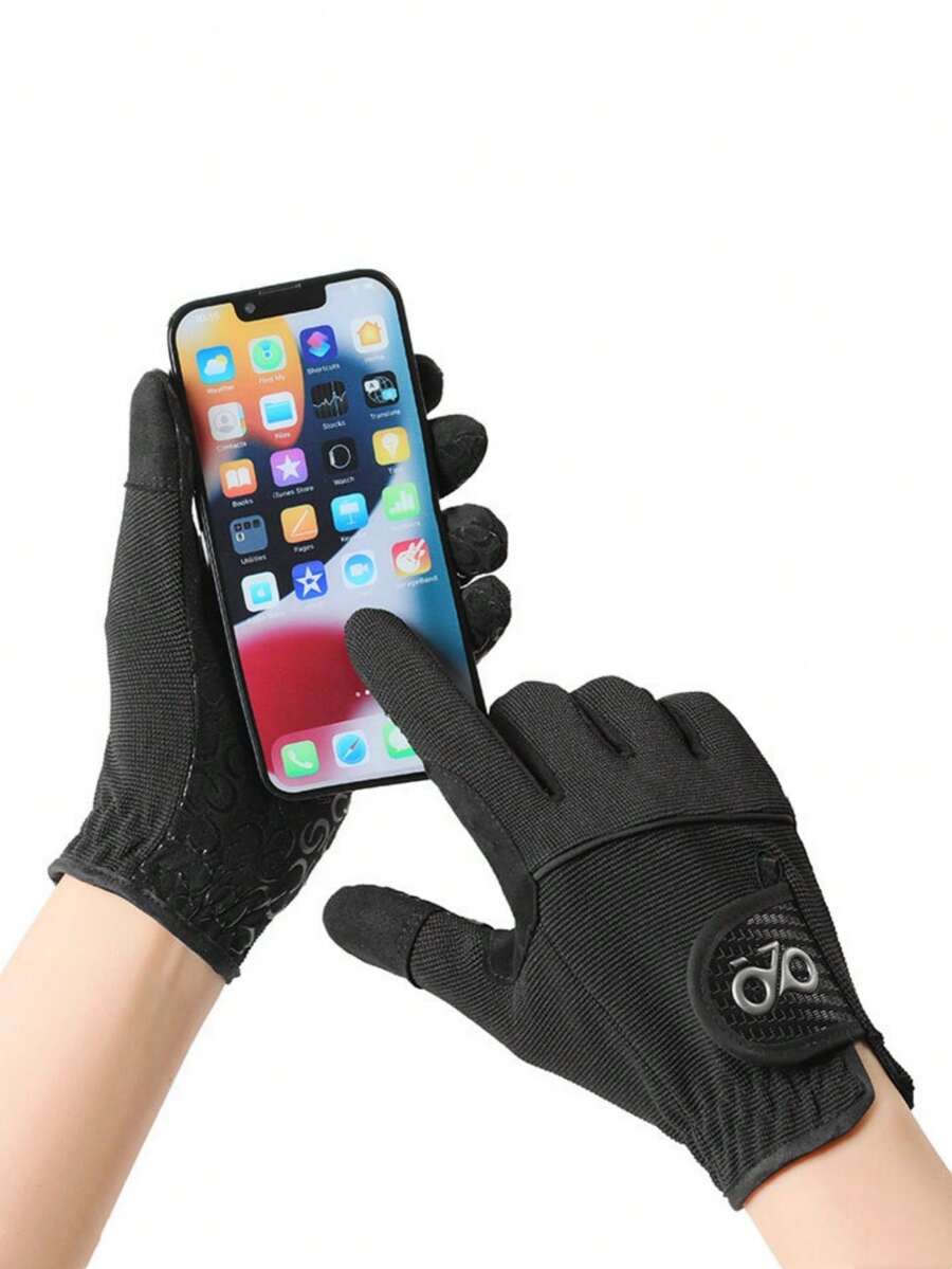 Equestrian Gloves Touchscreen Breathable Riding Gloves Suitable For Sports Outdoor Hiking Trekking Horse Riding - Multicolor - View 1