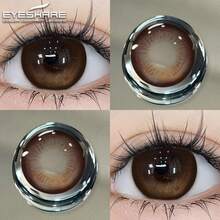 Eyeshare 1 Pair Color Contact Lenses For Eyes Brown Lenses Big Eye Lenses Eye Contacts - Brown - View 2