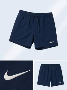 Nike Men's Athletic Swimwear Chlorine-Resistant UV Protection Durable Beach Pool Vacation NESSF560-440 - Navy Blue - View 4