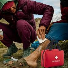 184pcs Multi-Purpose First Aid Kit, Portable Emergency Supplies Bag, Suitable For Outdoor Hunting, Hiking, Camping, Etc. Multi-Function First Aid Kit 30 Types 184 Components Outdoor First Aid Kit Home Emergency Kit - View 9